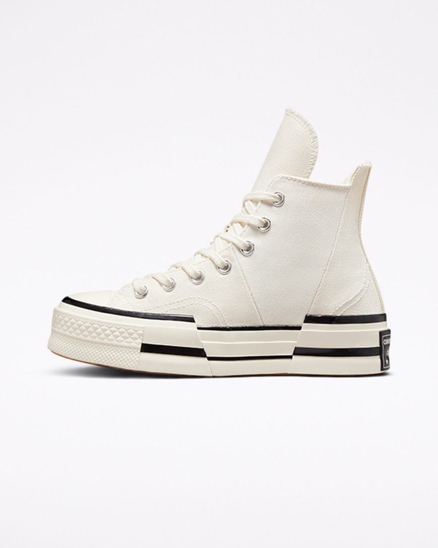 Women's Converse Chuck 70 Plus High Top Shoes Beige / Black | AU E3809W